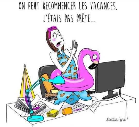 femme au travail avec une bouée désespérée