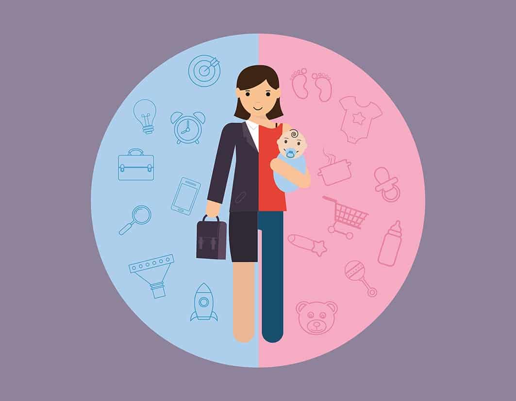 femme maman entrepreuneuse